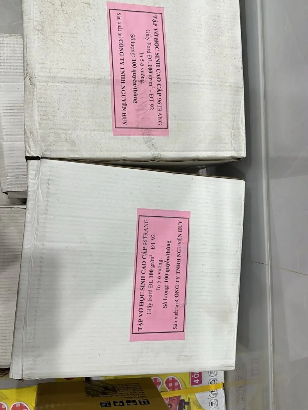 JuliAn charity donation — student notebooks for Vietnamese communities